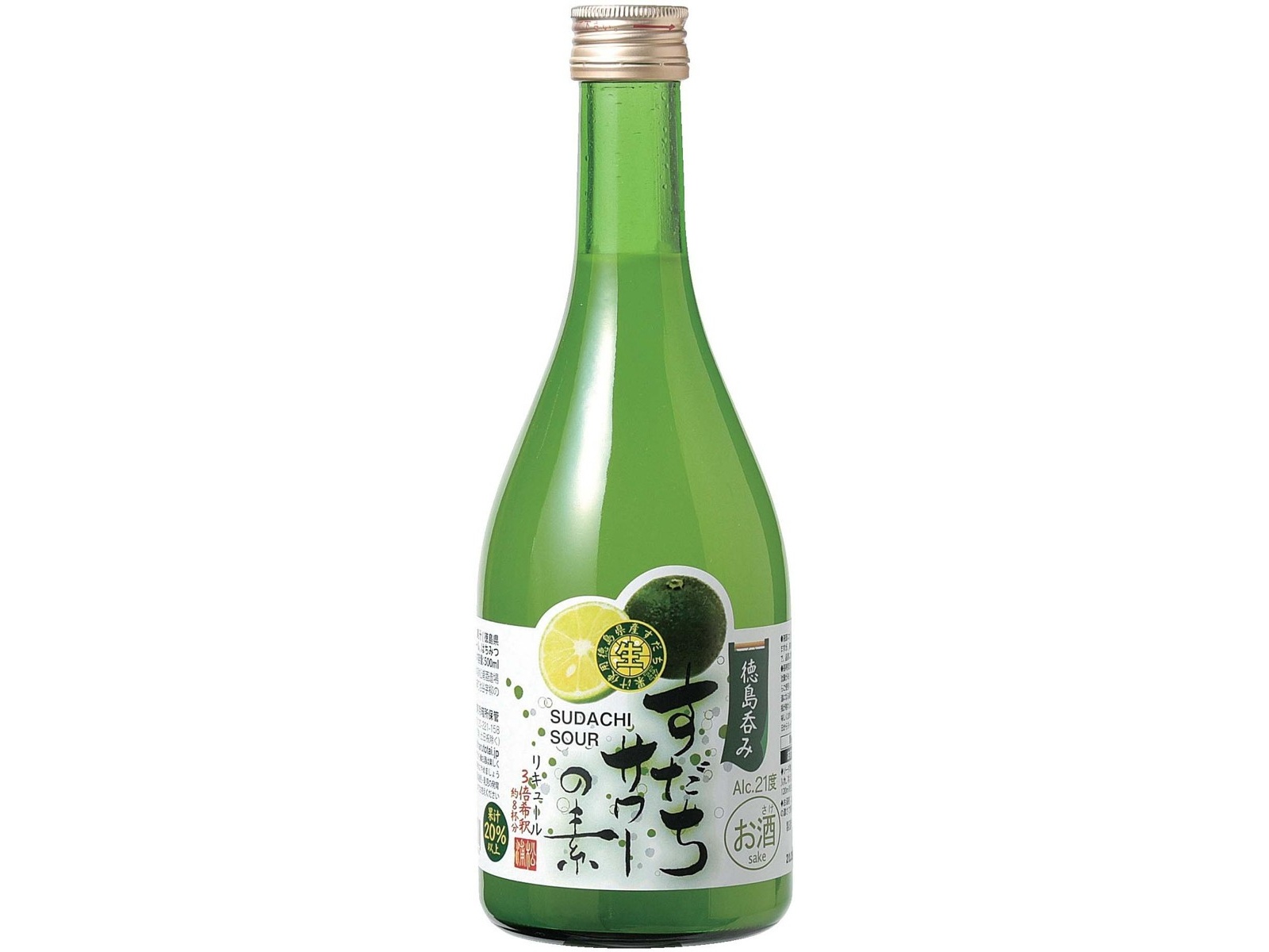 本家松浦酒造場 徳島呑み すだちサワーの素 500ml（瓶）| コープこうべ