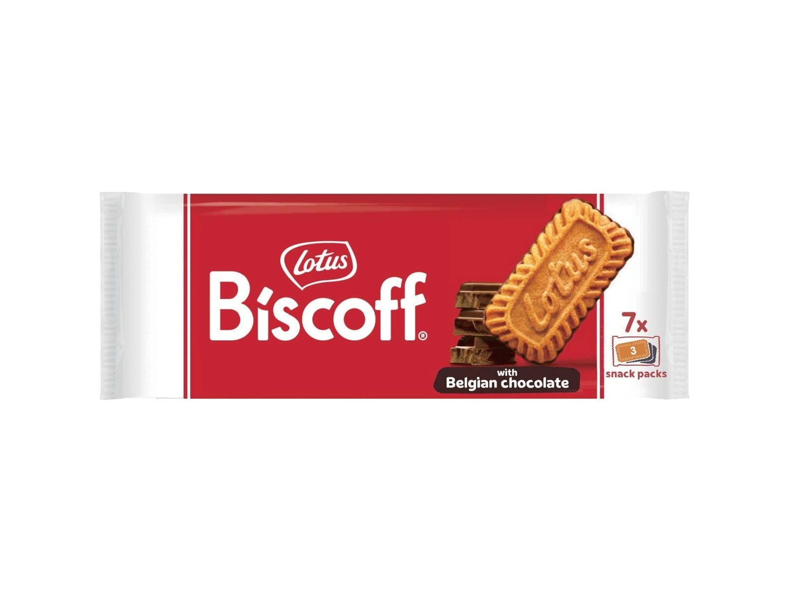 ロータス ビスコフ チョコカラメルビスケット 154g（3枚×7パック